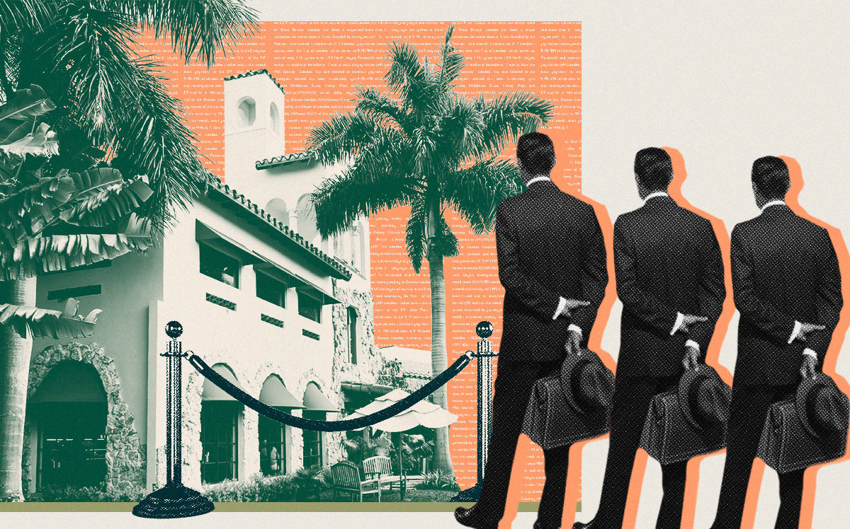 line waiting to enter private club